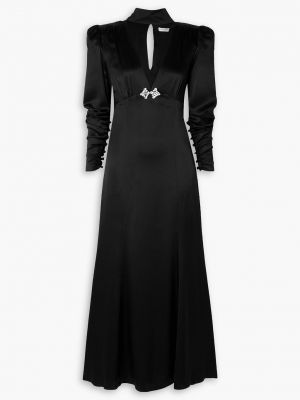 Атласное длинное платье Alessandra Rich