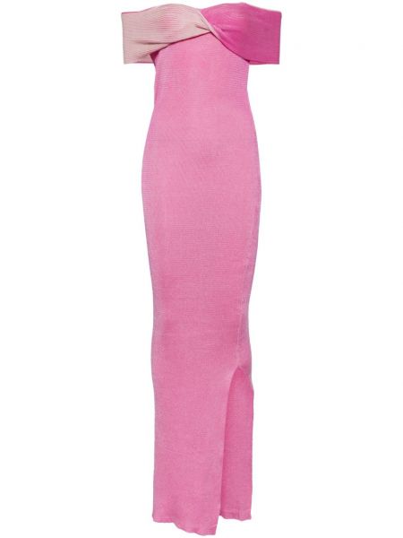 Pletena večernja haljina Baobab Collection ružičasta