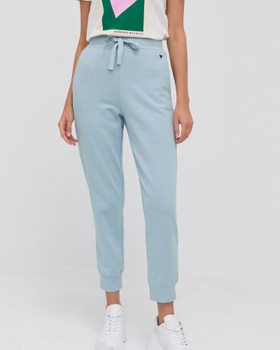 Weekend Max Mara pamut nadrág női, sima