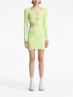 Mini šaty Dion Lee zelené