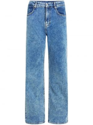 Straight fit džinsi Karl Lagerfeld Jeans zils