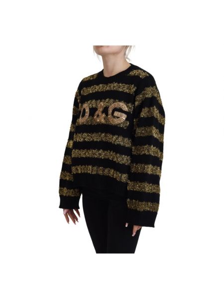 Sweter z kaszmiru Dolce And Gabbana czarny