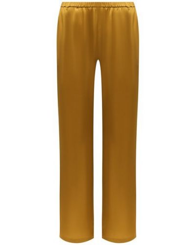 Шелковые брюки Carine Gilson - Желтый