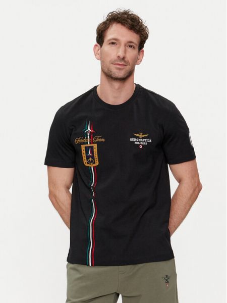 Тениска Aeronautica Militare черно