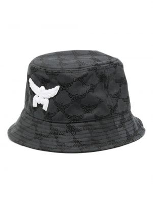 Žakárový klobouk Mcm šedý