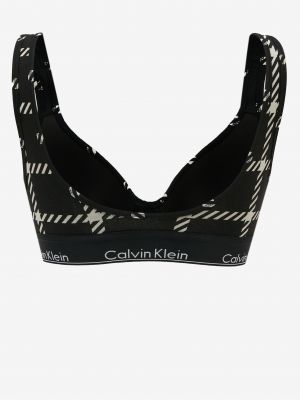 Kostkovaná braletka Calvin Klein Underwear