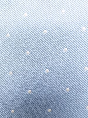 Corbata de seda con lunares con estampado Barba azul