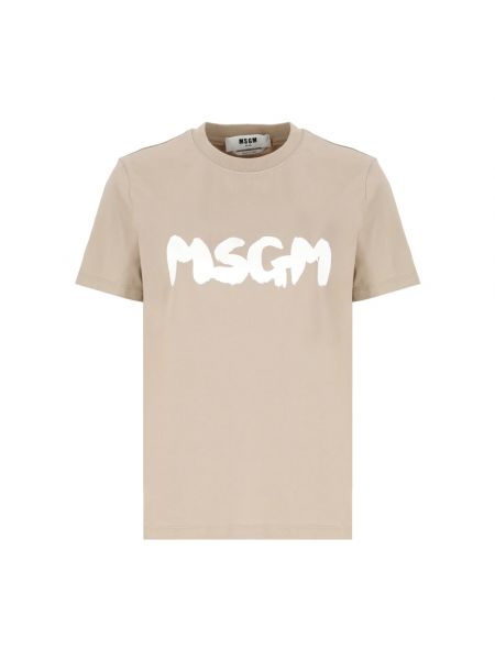 Koszulka Msgm beżowa