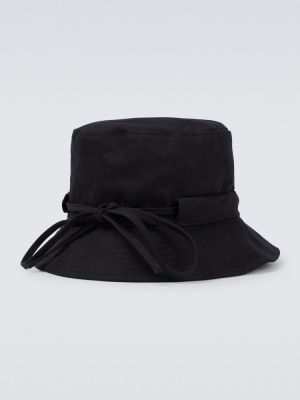 Chapeau en coton Jacquemus noir