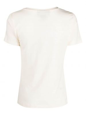 T-krekls ar apdruku džersija Dkny balts