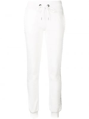 Pantalones de chándal con apliques Philipp Plein blanco