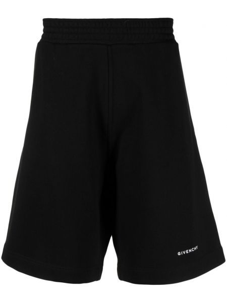 Bermuda kratke hlače s potiskom Givenchy črna