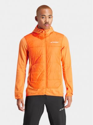Priliehavá bunda Adidas oranžová