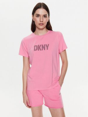 Спортен топ Dkny Sport розово