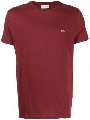 T-shirt Lacoste röd