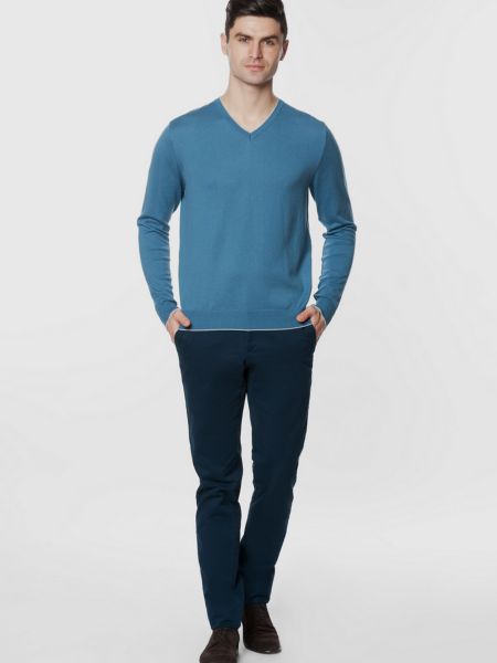 Пуловер Arber синій