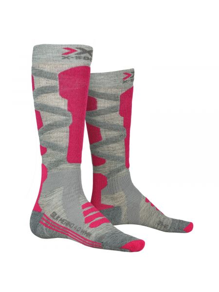 Меланжевые шелковые носки из шерсти мериноса X-socks
