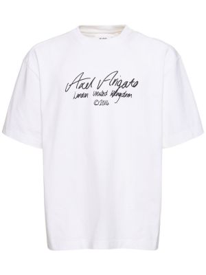 T-shirt di cotone Axel Arigato bianco