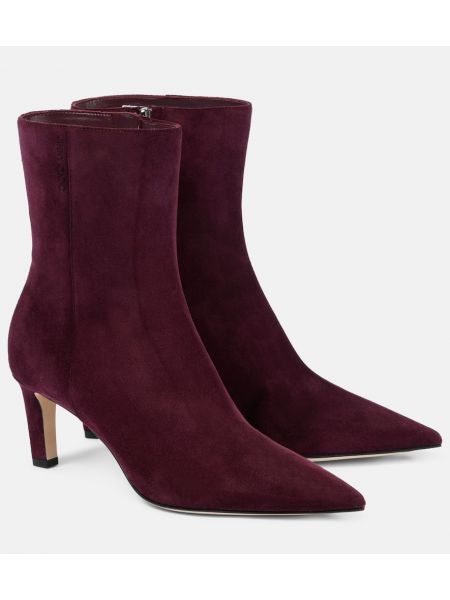 Ruskind støvletter Jimmy Choo bourgogne