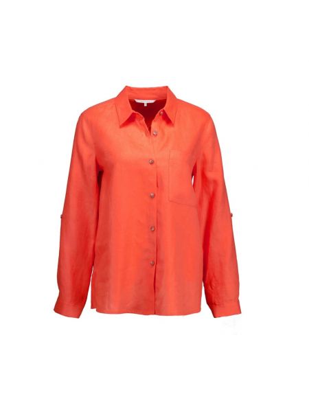 Lniana koszula Xandres pomarańczowa
