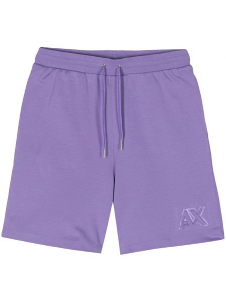 Shorts de sport Armani Exchange violet