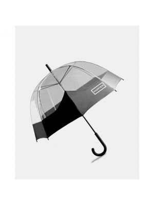Paraguas transparente Hunter negro