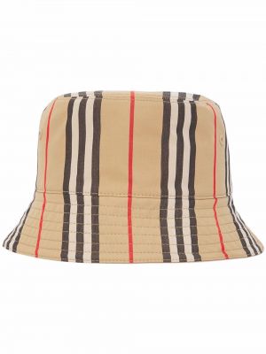 Pruhovaný klobouk Burberry béžový