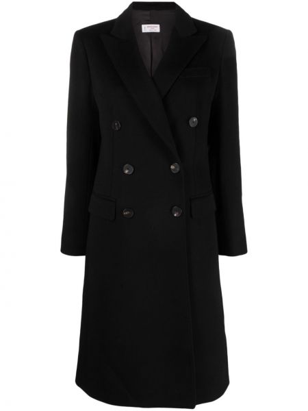 Cappotto di lana Alberto Biani nero