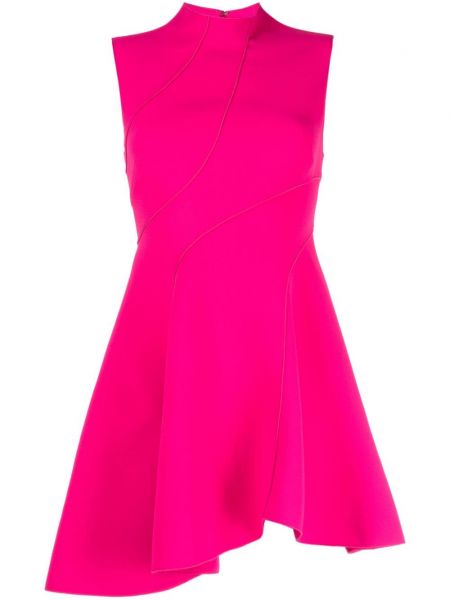 Asymetrické mini šaty Acler růžové