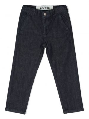 Straight leg-jeans för tjejer Aspesi Kids blå