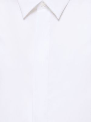 Camicia di cotone Lardini bianco