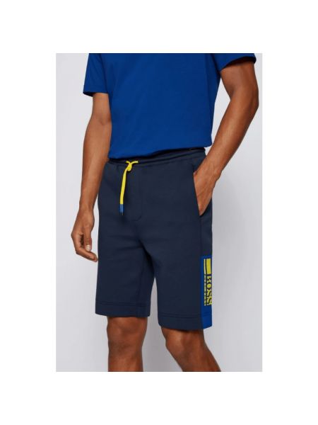 Jersey sport shorts Hugo Boss blau