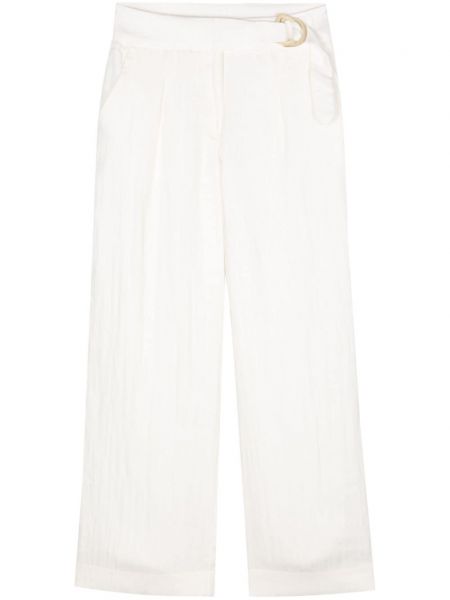 Pantalon palazzo Dkny blanc