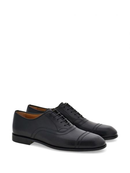 Chaussures oxford en cuir Ferragamo noir