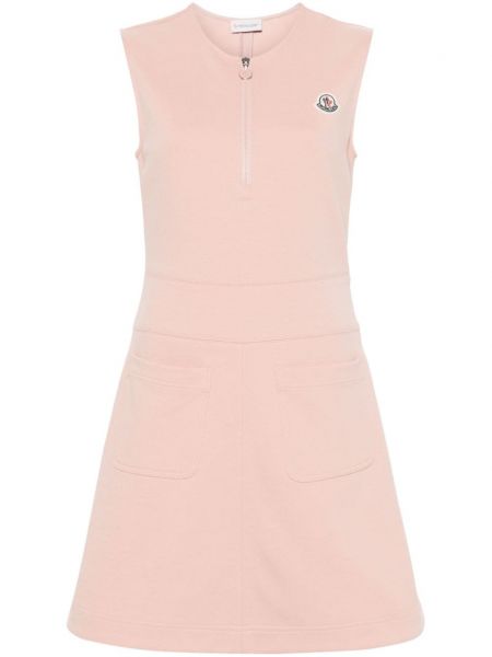 Mini šaty Moncler ružová