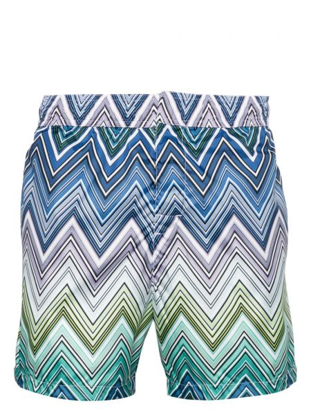 Shorts mit print Missoni blau