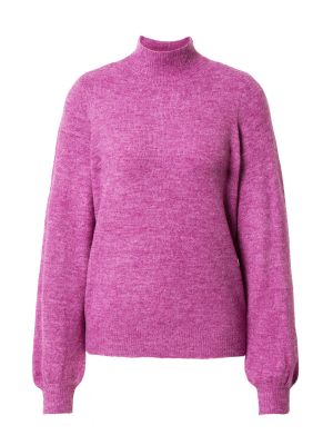 Džemperis ar augstu apkakli Vero Moda rozā