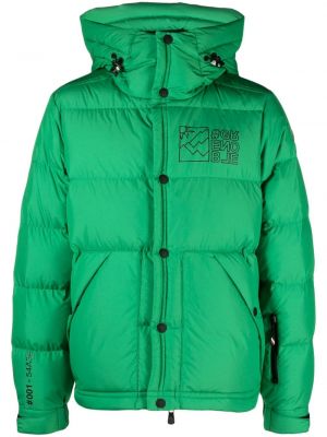 Pernata jakna Moncler Grenoble zelena