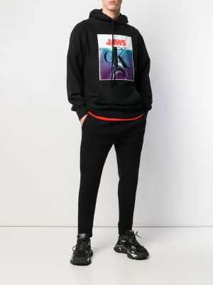 Sudadera con capucha oversized Calvin Klein 205w39nyc negro