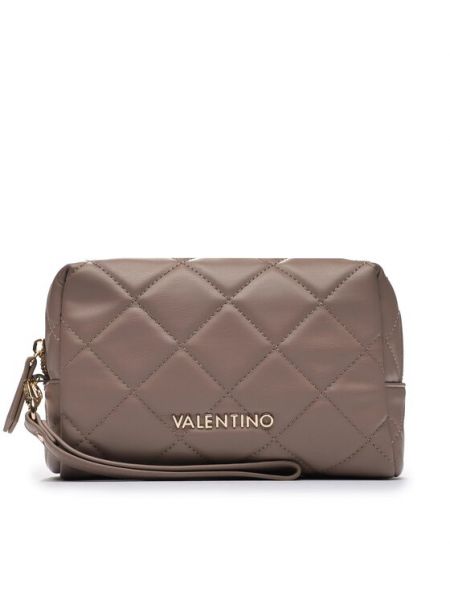 Καλλυντική τσάντα Valentino καφέ