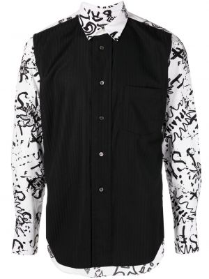 Raštuota marškiniai Black Comme Des Garçons