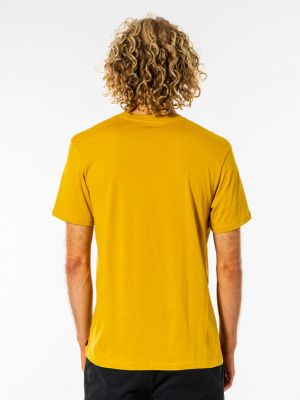 T-shirt Rip Curl gelb