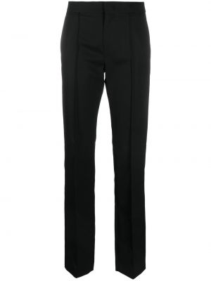 Ravne hlače Isabel Marant črna