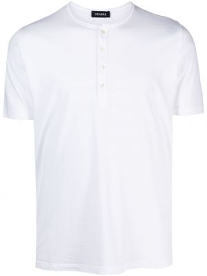 Jersey t-shirt mit geknöpfter aus baumwoll Cenere Gb