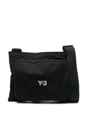 Чанта през рамо бродирани Y-3 черно