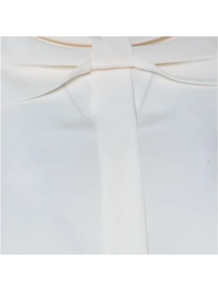 Blusa de seda Moschino Pre-owned blanco