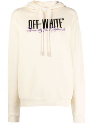 Kapučdžemperis ar apdruku Off-white