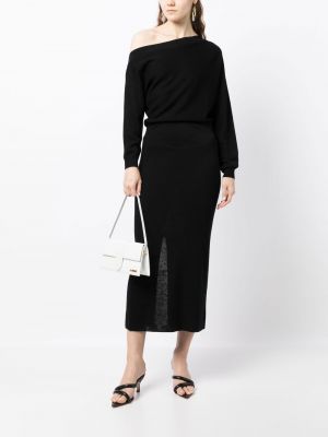 Pletené šaty Manning Cartell černé