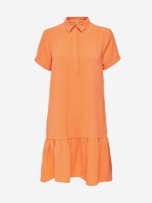 Košilové šaty s volány Jdy oranžové