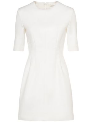 Bavlnené mini šaty Sportmax biela
